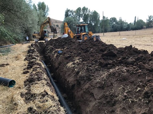 Yerköy Saraykent Kösealili Köyü Kanalizasyon Tesisi İnşaatı Tamamlanmıştır.